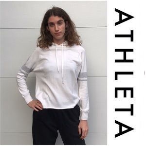 Athleta White Hoodie sz XXS